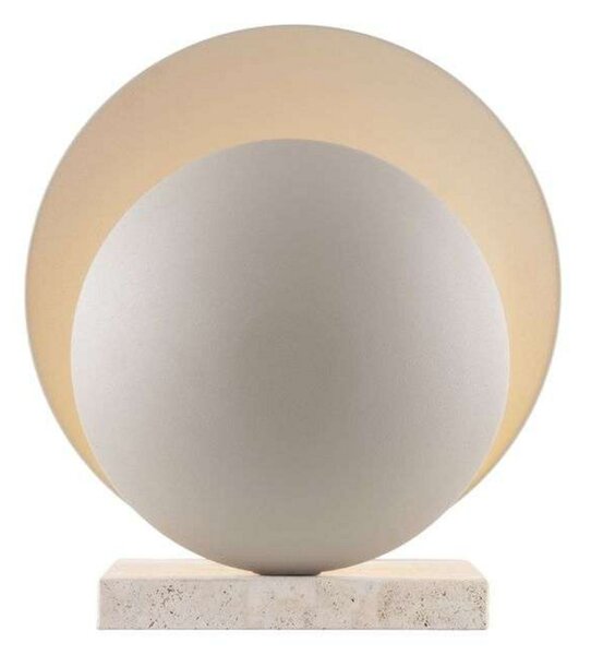 Globen Lighting namizna svetilka ORBIT, bež, višina 32 cm, Bež, Dnevna soba / jedilnica, Kovina, Dizajn