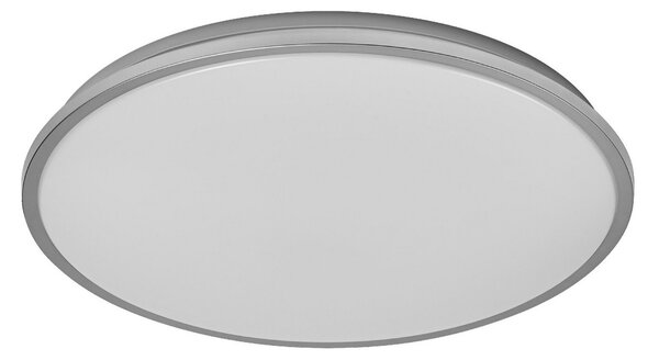 OSRAM LED stropna svetilka ORBIS DUBLIN, Ø 39 cm, srebrna kovina, Kovinska, Dnevna soba / jedilnica, Kovina, Sodobni