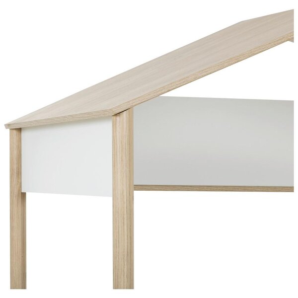 Mömax Postelja Matis, Bela, Barva Kostanja, 90x200