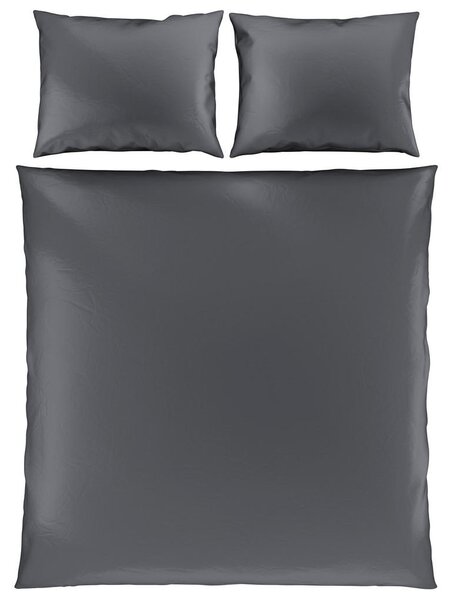 POSTELJNINA TANJA 200/200 cm saten antracit