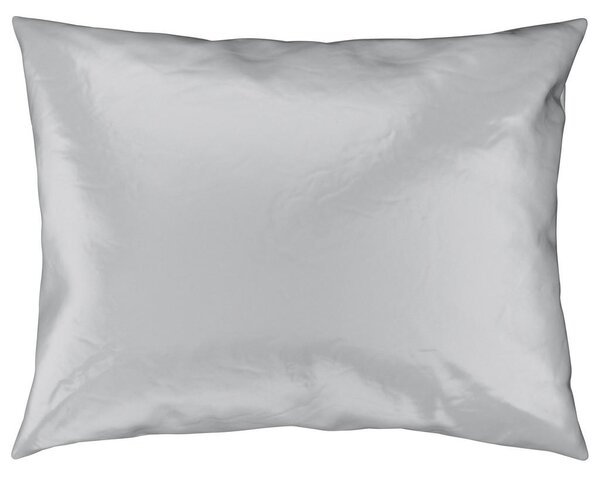 POSTELJNINA TANJA 200/200 cm saten srebrne barve