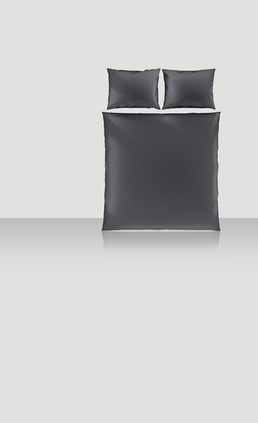 POSTELJNINA TANJA 200/200 cm saten antracit