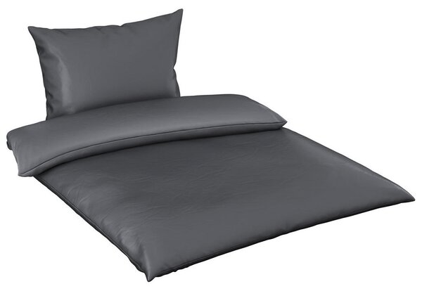 POSTELJNINA TANJA 200/200 cm saten antracit