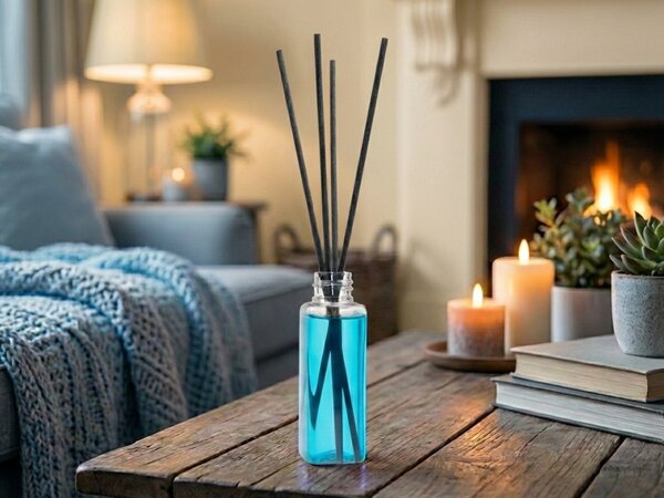 Aromatični difuzor z vonjnimi palčkami ZEN BLUE 50 ml