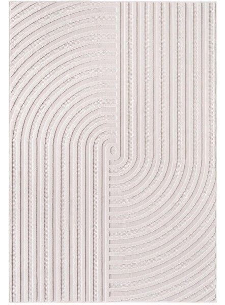 RAVNO TKANA PREPROGA Doha 240/340 cm tkano krem barve