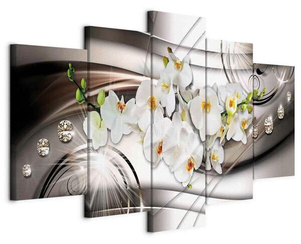 Artgeist Slika Na Platnu Orchid With Diamonds