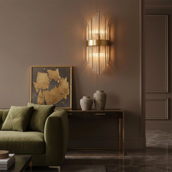 Stenska svetilka APP1761-1W Brush Gold