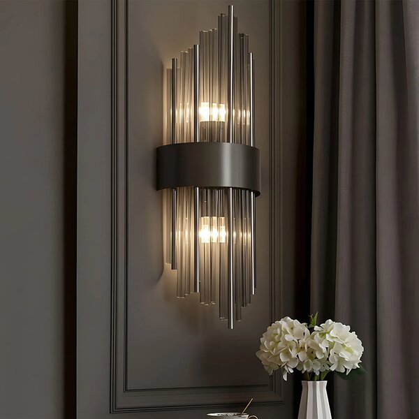 Stenska svetilka APP1760-1W Black/Grey