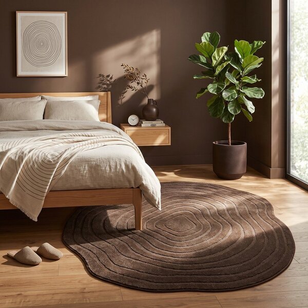 Rjava preproga 160x230 cm Pebble – ESTE