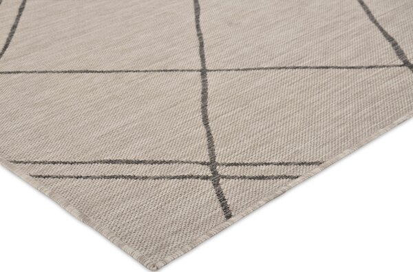 Preproga Terrace Light Grey Dark Lines