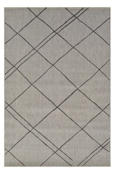 Preproga Terrace Light Grey Dark Lines