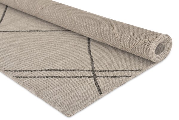 Preproga Terrace Light Grey Dark Lines