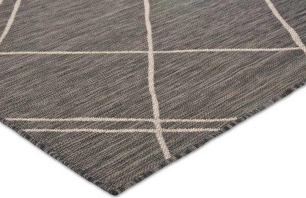Preproga Terrace Anthracite Light Lines