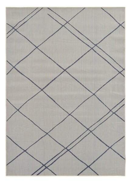 Preproga Terrace Cream Blue Lines