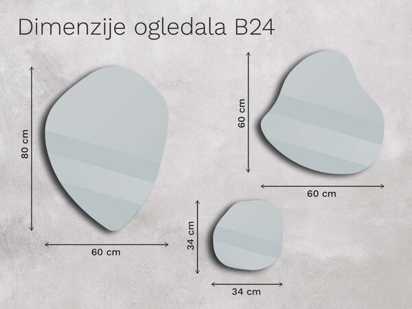 Ogledala v kompletu B24