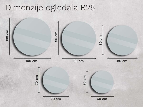 Ogledalo Base B25