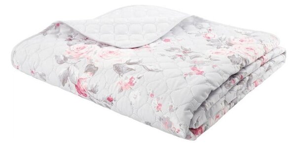 Sivo pregrinjalo Catherine Lansfield Canterbury Rose, 240 x 260 cm