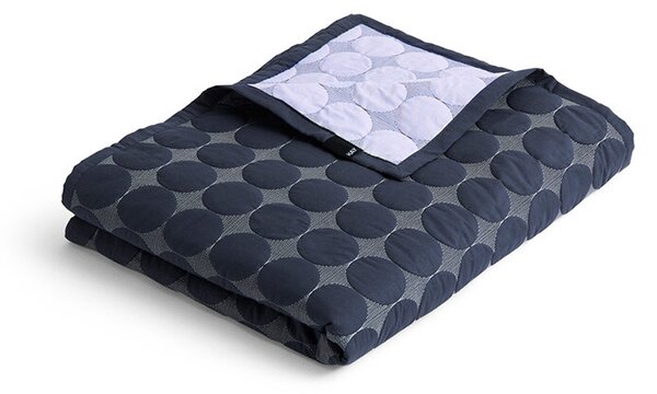 HAYHAY - Mega Dot (Organic) Bedspread 195x245 Midnight Blue Hay