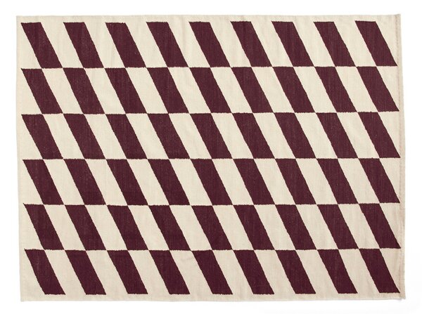 HAYHAY - Shift Kelim Rug 170x240 Burgundy Hay