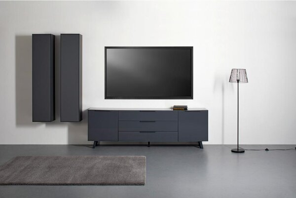 Premium Living Tv Omarica, Max Box, Temno Siva