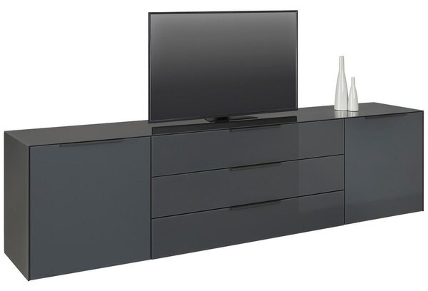 Premium Living Tv Omarica, Max Box, Temno Siva