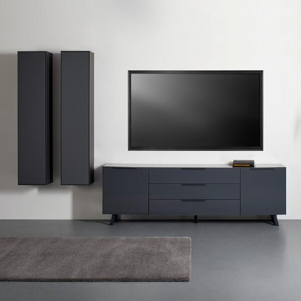 Premium Living Tv Omarica, Max Box, Temno Siva