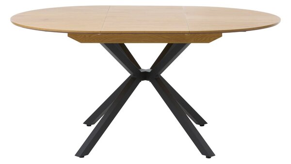Okrogla raztegljiva jedilna miza z dodatno ploščo ø 120 cm Cesura – Unique Furniture