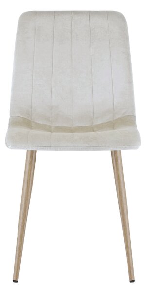 Bež žametni stol LAVA CAMEL BEIGE