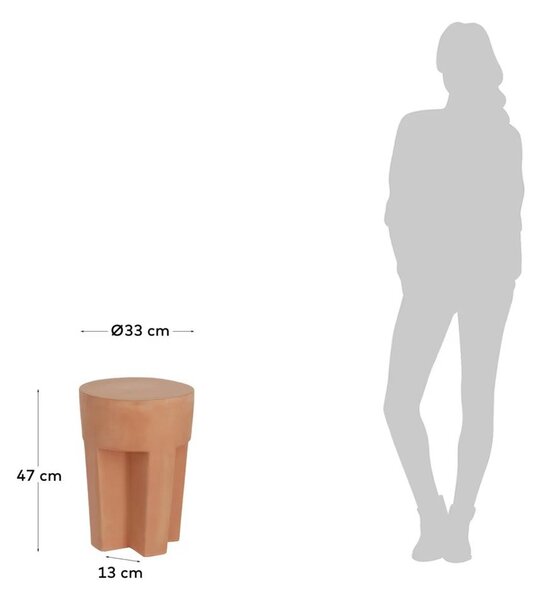 Mizica terakota Kave Home Vilena, ⌀ 33 cm