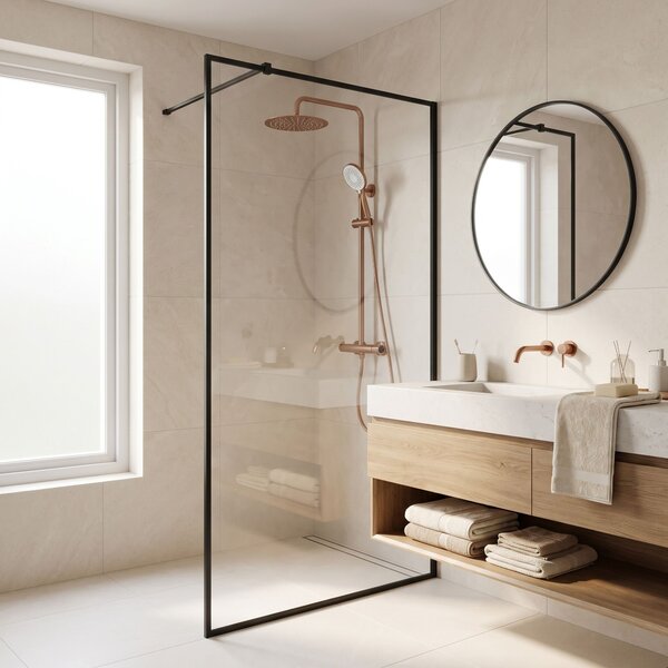 Tuš set s termostatom Rea Drop Brush Copper
