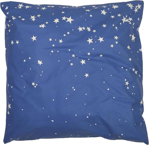 Svetleča bombažna posteljnina za posteljico MAGIC STARS modra Dimenzije posteljnine: 40 x 60 cm | 100 x 135 cm