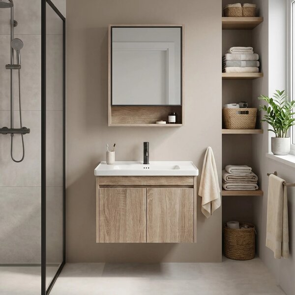 Komplet kopalniškega pohištva z umivalnikom DB68-60 60CM