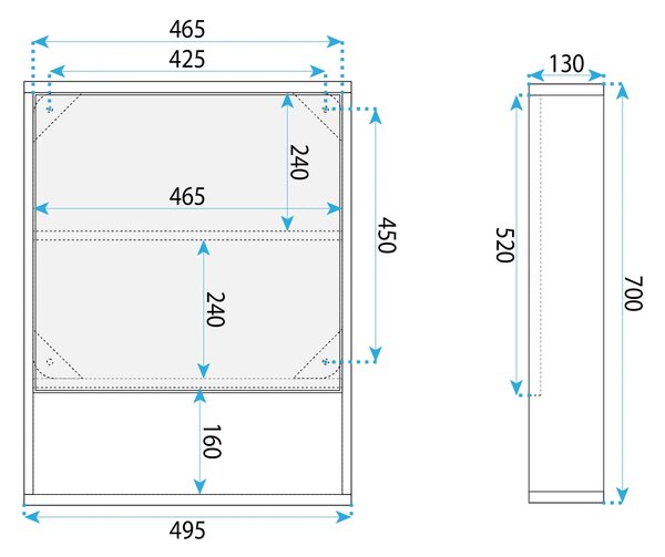Komplet kopalniškega pohištva z umivalnikom DB68-60 60CM