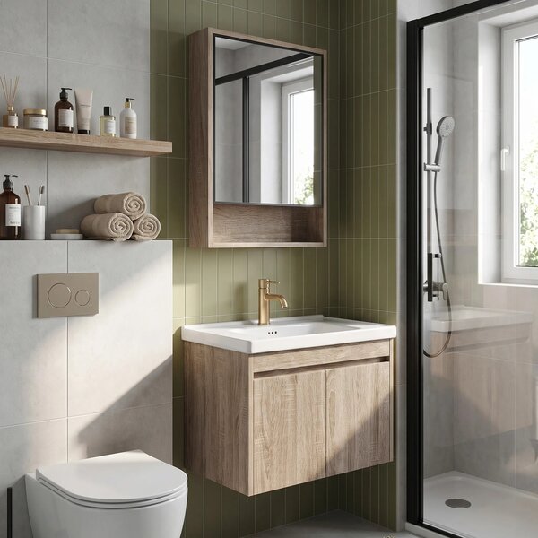 Komplet kopalniškega pohištva z umivalnikom DB68-60 60CM