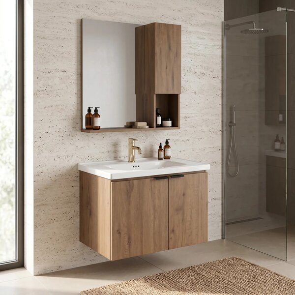 Komplet kopalniškega pohištva z umivalnikom DB06-60 60cm