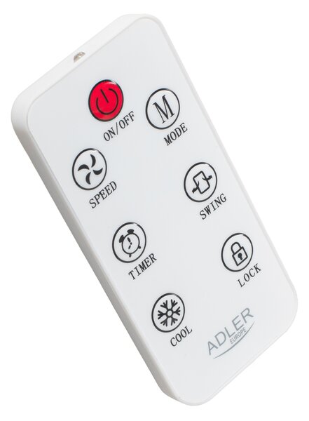 Prenosna 3v1 vodna klimatska naprava daljinec 4L 80W touch 360° kroženje zraka