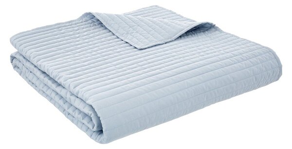 Modro prešito pregrinjalo 230x220 cm Quilted Lines – Bianca