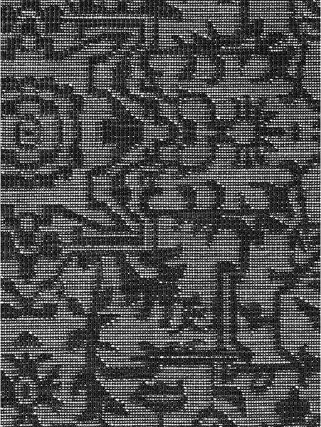 Črno-bela notranja in zunanja preproga 200x290 cm Duet Kona – NORTHRUGS