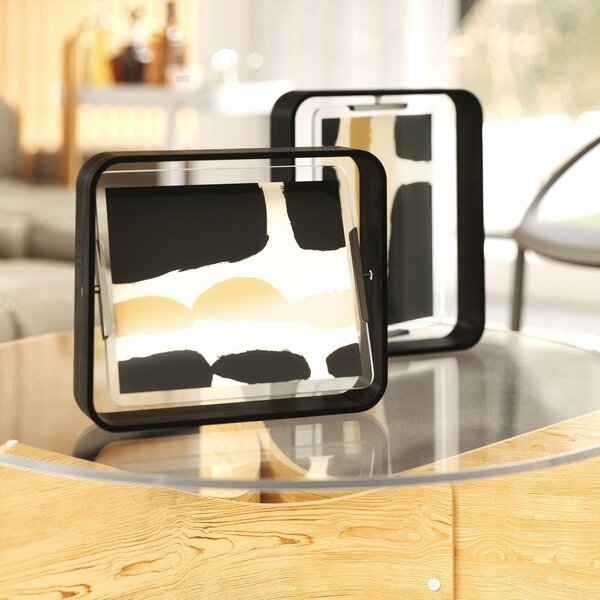 Črn lesen stoječ okvir 26x31,5 cm Bellwood – Umbra