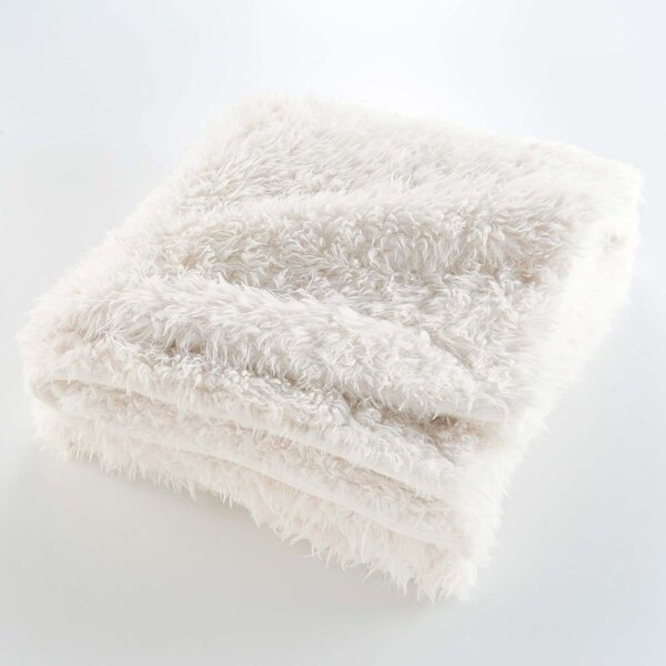 Kremno bela odeja iz umetnega krzna 220x240 cm Mouton – douceur d'intérieur
