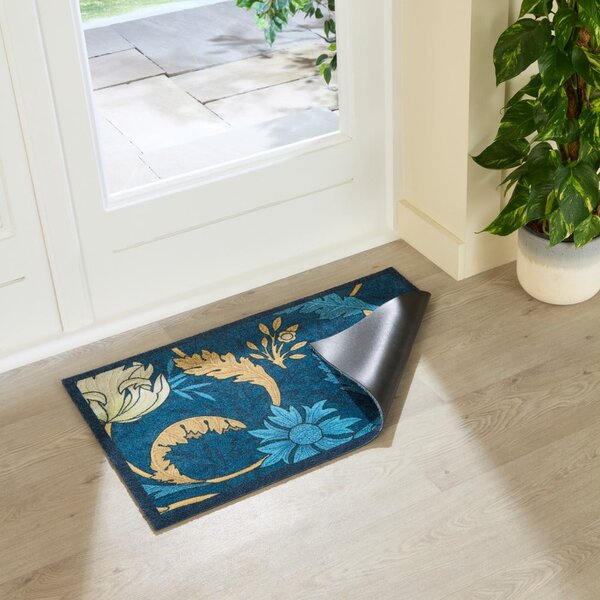 Predpražnik 50x80 cm William Morris Blue – Artsy Doormats