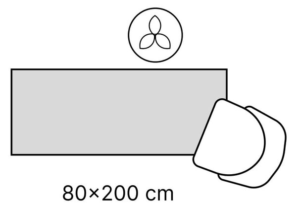 Kremno bel/slonokoščen ročno tkan tekač iz mešanice volne 80x200 cm Majoli – Elle Decoration