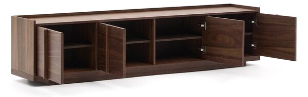 Rjava TV omarica v orehovem dekorju 200x47x40 cm Onix – Kave Home