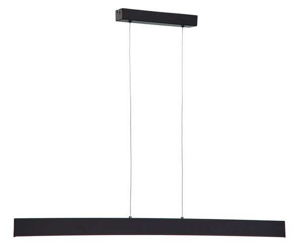 Mat črna LED stropna svetilka 5.5x101 cm Boadella – Kave Home