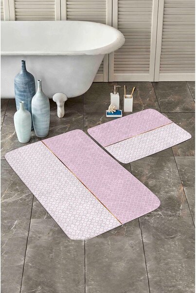 Rožnate kopalniške preproge v kompletu 2 ks 60x100 cm – Mila Home