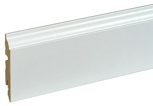 Zaključna letev (240 cm x 13 mm x 80 mm, Bele barve)