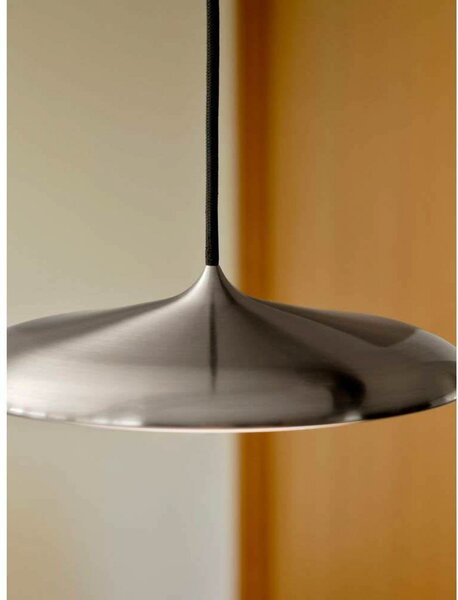 DFTP by Nordlux LED-visoka svetilka Artist, premer 25 cm, v barvi jekla, iz nerjavečega zatemnjen, Kovinska, Dnevna soba / jedilnica, Nerjaveče jeklo, Skandinavski