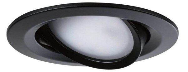 Paulmann LED vgradna svetilka Nova Coin Smart, črna, RGBW, komplet 3 kosov, 8,4, zatemnjen, Črna, Dnevna soba / jedilnica, Aluminij, Sodobni, Vgreznjeni strop