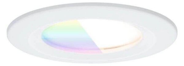 Paulmann LED vgradni reflektor Nova Coin Smart, bel, RGBW, komplet 3 kosov, 7,8, zatemnjen, Bela, Dnevna soba / jedilnica, Aluminij, Sodobni, Vgreznjeni strop