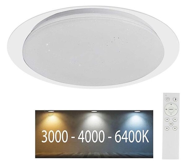 LED Zatemnitvena stropna svetilka LED/40W/230V 3000K/4000K/6500K + Daljinski upravljalnik